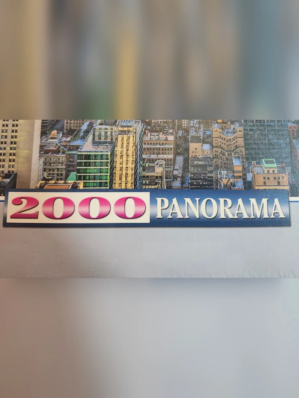 New Ravensburger View Over New York 2000 Piece Panorama Puzzle in Blue/Gray. - Picture 5 of 11